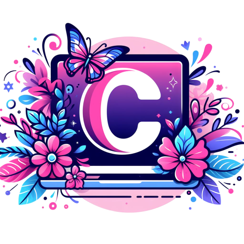 computer with letter C inside it